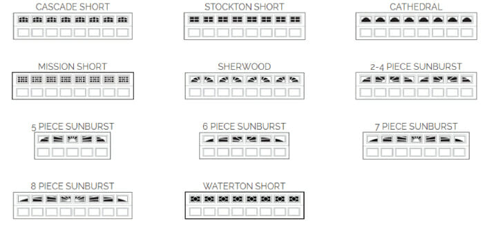 garage door window designs