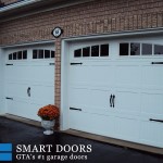 carriage style overhead garage door installation in Markham