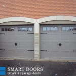 Carriage style garage door replacement project Toronto, Scarborough