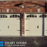 carriage style Double Garage door replacement in Toronto home