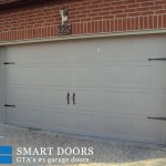 installation of carriage style overhead garage door in Toronto home
