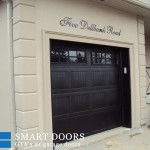installation of carriage style garage door in Vaughan house