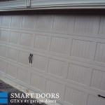 installation of carriage style garage door in Toronto community