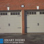 North York Garage door replacement featuring carriage style doors