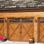 cedar Wood overlay Garage door installation north York