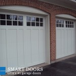 Cedar Overlay overhead Garage Doors installation in Toronto
