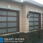 double glass garage doors installation project north York