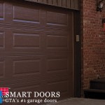 Toronto garage door replacement project showcasing raised panel garage door