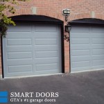 Garage Door replacement project Toronto featuring Raised Long Panel Garage Doors Installed and Replaced