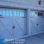 Carriage style double Garage Doors installed in north york