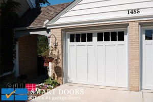 Toronto home gets new steel panel insulated carriage style overhead doors