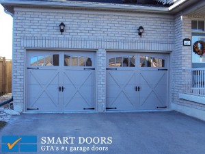 Carriage Style with overlay texture installed in Toronto