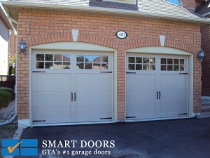 Markham home with new insulated steel panel garage doors