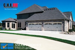 barn style garage doors by CHI overhead doors