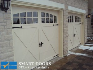 Markham hone get new wood overlay garage doors