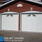 Twin overhead Garage Door with window replacement Toronto