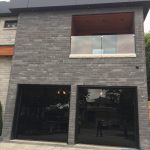 Amazing black glass garage doors Installation in Markham
