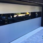 aluminum frame and glass panel garage Door Installation in North York, Toronto