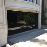 Black Smooth Glass Overhead Garage Doors Installation in Toronto