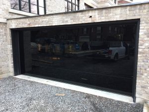 Aluminum Frame Glass Garage Doors replaced