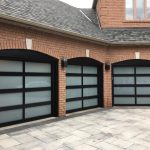 Overhead Glass Garage Doors Installed in Thornhill nearing Toronto