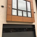 Modern flush panel and Matt finish Garage Doors Installation Project