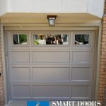 Custom Garage Doors Installations Toronto featuring recessed panel doors in matt finish