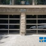 Overhead Garage Doors replacement in Toronto featuring all glass and aluminum doors