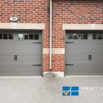 Overhead Garage Doors Installations in Toronto featuring pair of carriage style doors