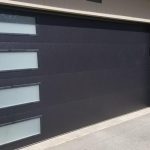 Modern Brownish Fiberglass overhead Garage Door Installation in Willowdale, Toronto