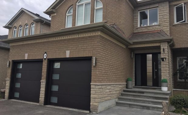 twinning flush panel garage door by smart doors