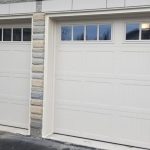 Diamond White classic modelled garage door installation in Vaughan